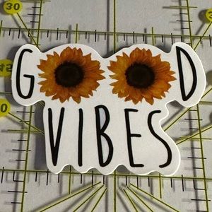 •Brand New• Flower Power Aesthetic Waterproof Sticker